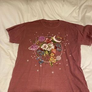 UO Cosmic Floral T-shirt Dress